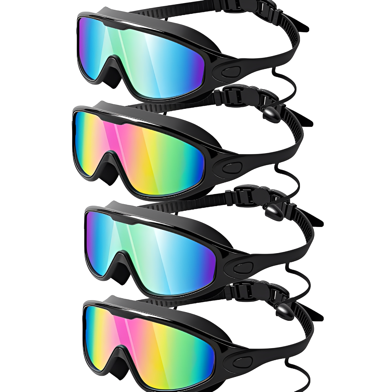 Gafas de Natación Antivaho con Visión Panorámica 180° y Protección UV | Ajuste Antifugas