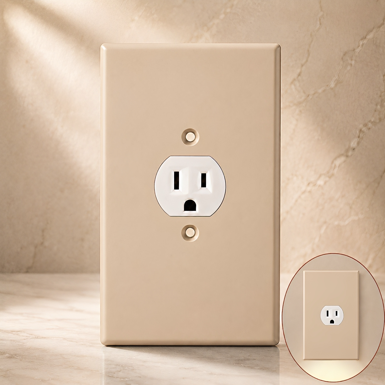 Enchufe Doble Inteligente con Luz Nocturna LED Automática – Seguridad y Comodidad para tu Hogar