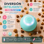 Smart Rolling Cat Ball™ | Pelota Interactiva Inteligente para Gatos con Movimiento Automático