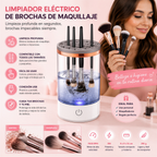 Limpiador Eléctrico de Brochas de Maquillaje USB | Limpieza Automática 7000RPM Compatible con Todas las Brochas