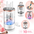 Limpiador Eléctrico de Brochas de Maquillaje USB | Limpieza Automática 7000RPM Compatible con Todas las Brochas