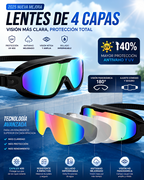 Gafas de Natación Antivaho con Visión Panorámica 180° y Protección UV | Ajuste Antifugas